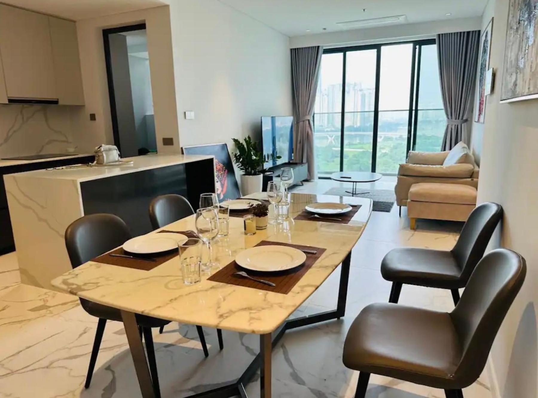 The Crest-Central Saigon Riverside -Free Pool-Gym-Sauna Room-Yoga Room Ho Chi Minh City Exterior photo
